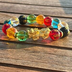 NEW Thai Lucky Amulet Beaded Bracelet | Handcrafted | Gifted from Thailand | Box